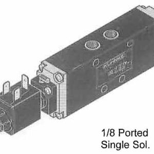 Directional Control Valves (4 Way) Solenoid Operated (Spool Design, In Line Mounting)
