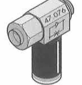 Push-In Fittings with One Way Adjustable Flow Controls